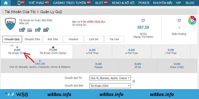 Hướng Dẫn Chi Tiết Cách Rút Tiền W88