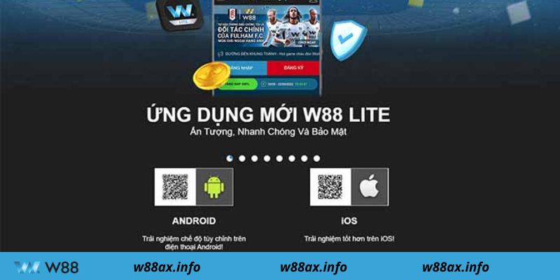 Hướng dẫn cài đặt tải app w88