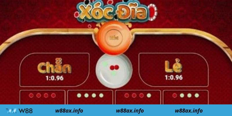 Luật chơi game xóc đĩa W88 